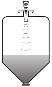 油罐雷達液位計錐形罐安裝示意圖